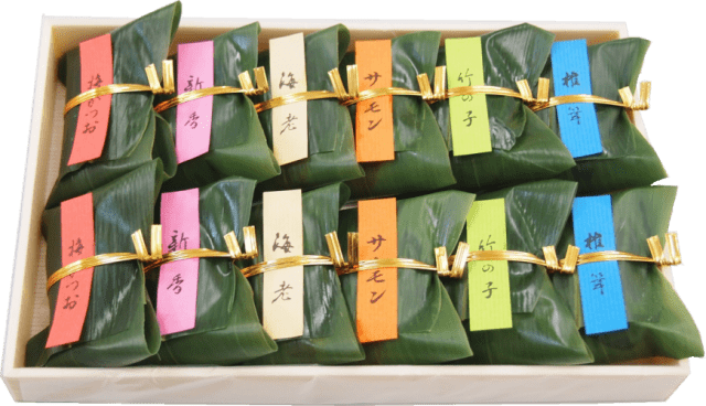 冷凍冷凍笹巻すし(12ヶ入)梱包形態　笹巻すし本舗扇